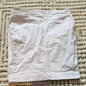 LOFT Elegant Cream Skirt